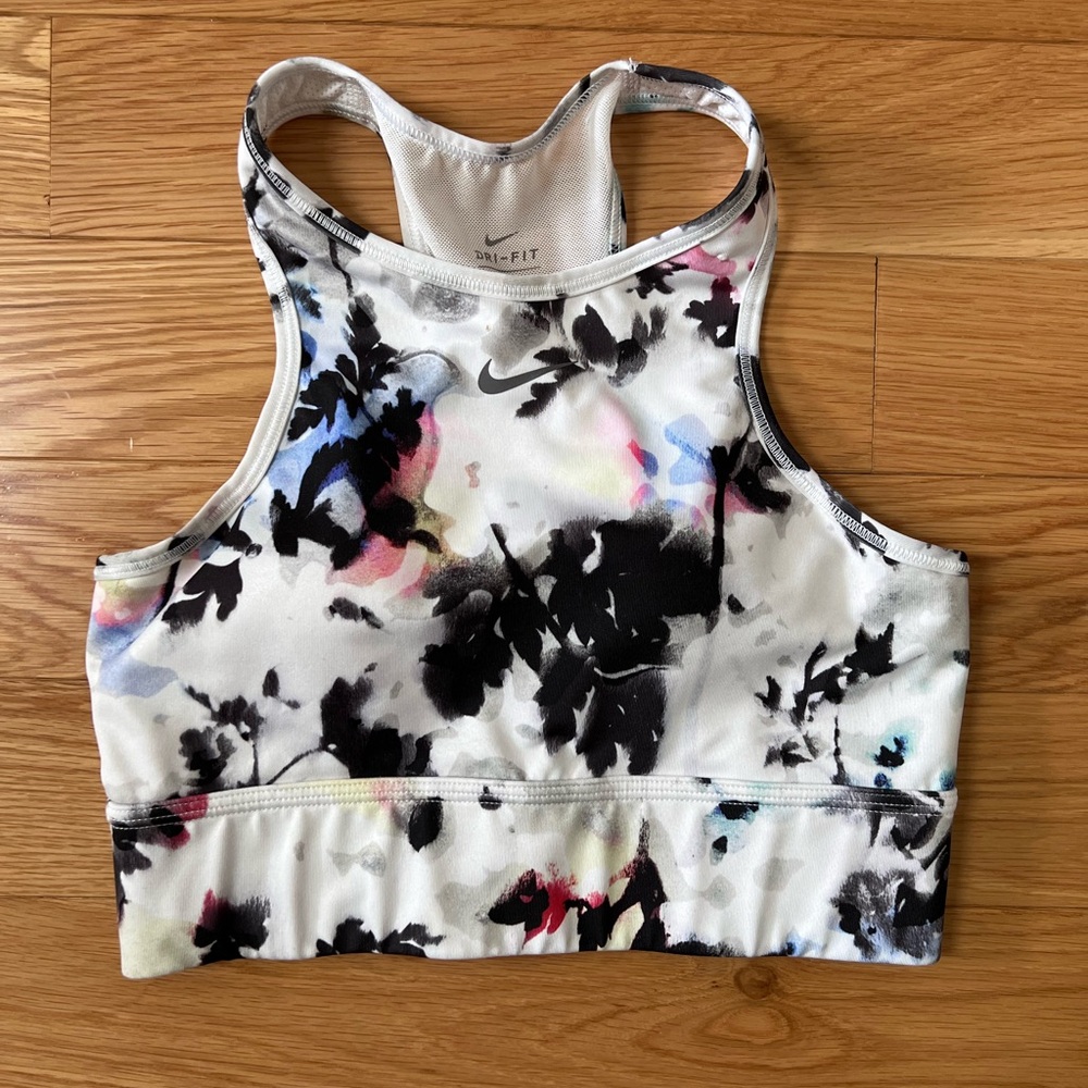 Nike Multicolor Floral Racerback Bra